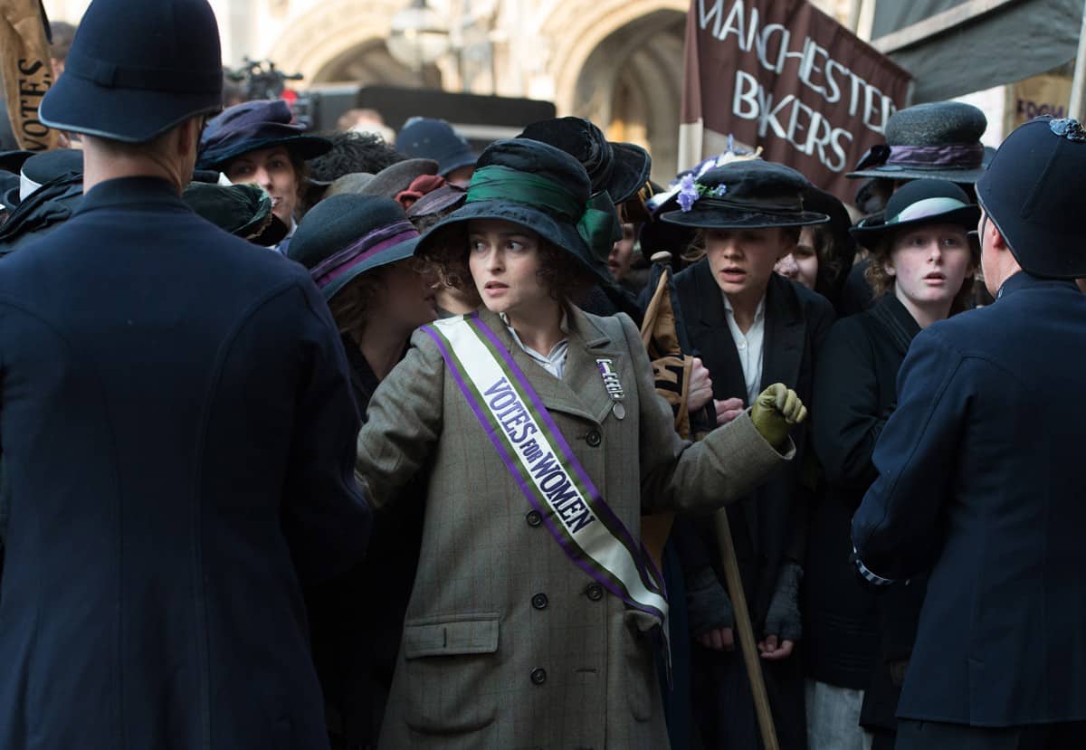 Helena Bonham Carter stars as Edith Ellyn director Sarah Gavron’s SUFFRAGETTE, a Focus Features release. Credit : Steffan Hill / Focus Features