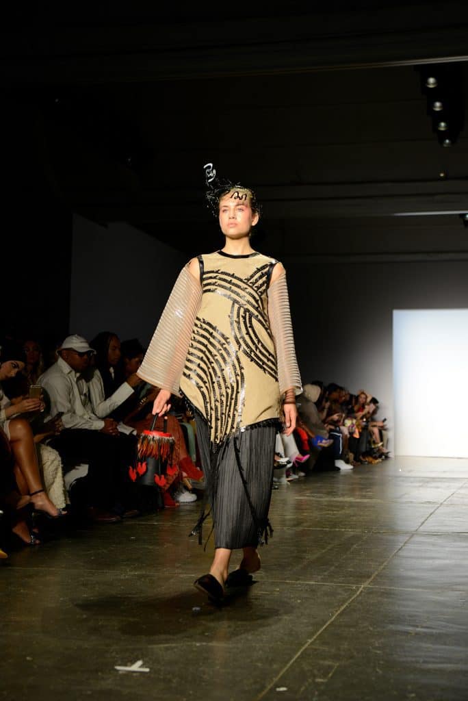 Kimberly Tandra S/S 2019 collection with Indonesian Diversity Group at NYFW. Photographed by Patrick Hovan