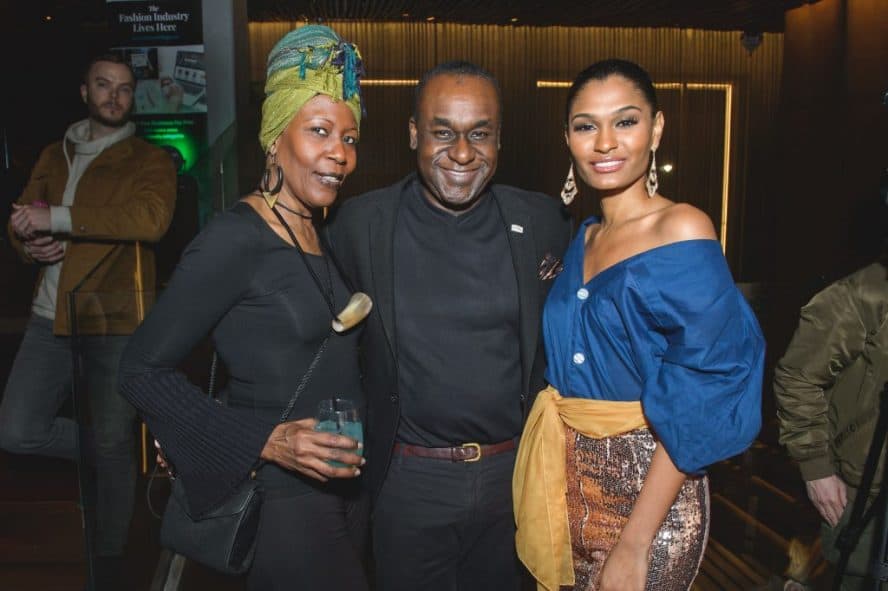 Janice Lawrence-Clarke, Frederick A. Morton, Jr., and ARITA at NYFW Networking Party